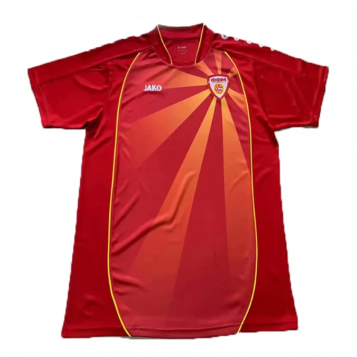 Nordmakedonien Fodboldtrøjer Hjemmebanesæt EURO 2020 Kort ærmer Nordmakedonien Fodboldtrøjer Hjemmebanesæt EURO 2020 Kort ærmer